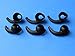 6pcs: 3 Pairs S/M/L (B) Left and Right Side Ear Stabilizers Helper Eartips Compatible with Jaybird Bluebuds X Earphones Headphones