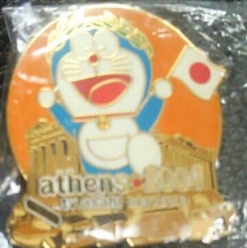 Amazon レア ドラえもん 04年 アテネ オリンピック ピンバッジ バッジ ホビー