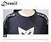 VIGVOG Women Casual Star Black Pullover Jersey Chunky Long Ribbed Tops Black X-Large