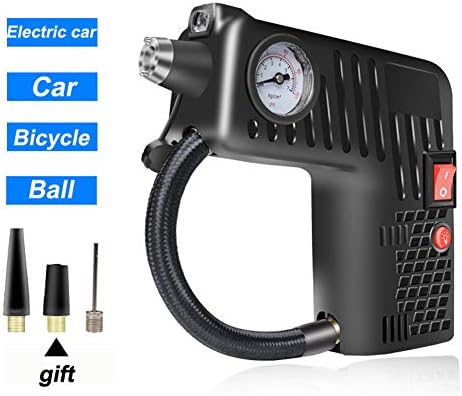 Wilove 12V Portable Air Compressor Cordless Electric Auto Car Bike Tire Inflator Pump