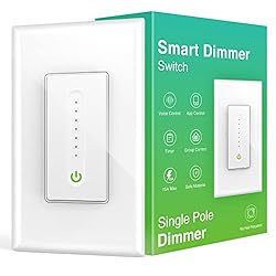 OHMAX Smart Dimmer Switch Compatible with Alexa and