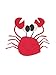 Jacobson Hat Company Men's Felt Crab Hat, Red, Adult
