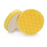 Chemical Guys BUFX_101_HEX5 Hex-Logic Heavy Cutting Pad, Yellow (5.5 Inch)