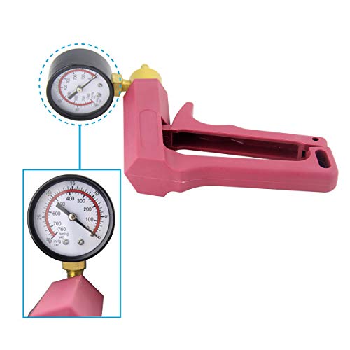 QSICISL Hand Held Vacuum Pump Tester Set Vacuum Gauge and Brake Bleeder Kit Brake Pressure