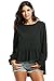 Meaneor Women's Ruffle Peplum High Low Swing Dressy Top Blouse