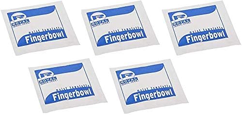 Royal Moist Wet Wipe Towelette, Individually Wrapped, Package of 1000, White ((5.Units))