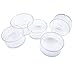 Burning Wick Candles Heat-Resistant Clear Plastic Tea Light Container Cups 100 Pack