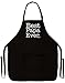 ThisWear Father's Day Gift Best Papa Ever Funny Apron for Kitchen Two Pocket Apron for Grandpa or Dad Black