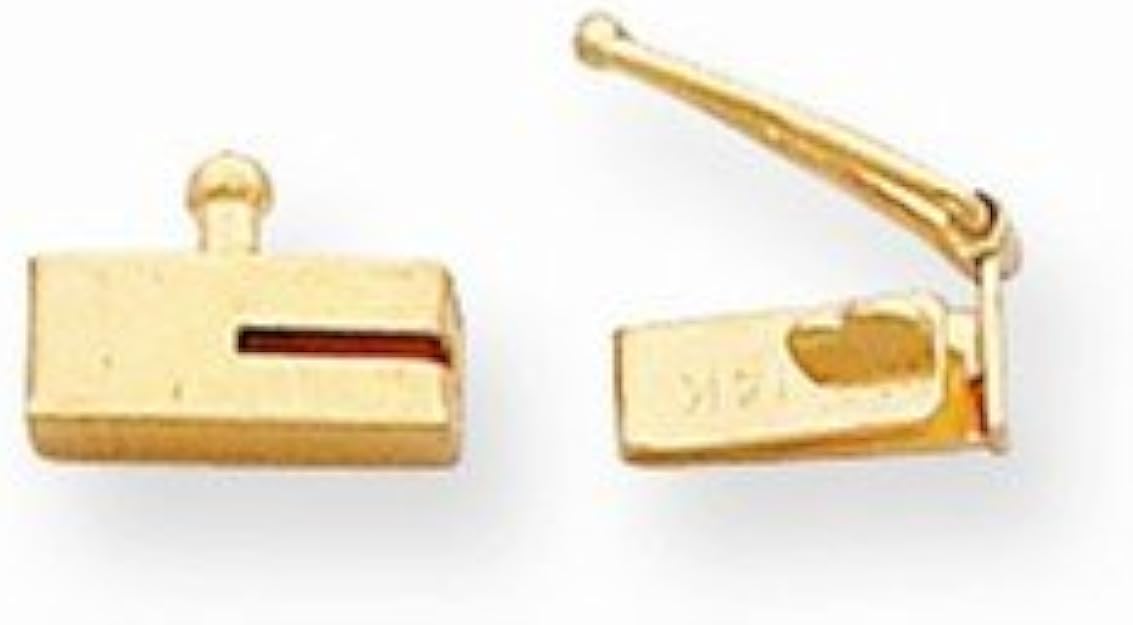 14K Yellow Goldy Box Clasp Jewelry