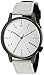 KOMONO Unisex KOM-W2120 Winston Heritage Series Stainless Steel Watch With Grey Canvas Band