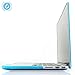 IBENZER MacBook Pro 15 Inch Case 2015 2014 2013 2012 A1398, Hard Shell Case with Keyboard Cover for Old Version Apple Mac Pro Retina 15, Sky Blue, R15SBL+1