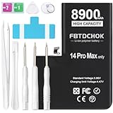 FBTDCHOK 8900mAh Upgraded Replacement Battery