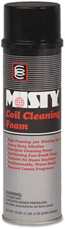 Misty Coil Cleaning Foam, 19 oz Aerosol - Includes 12 aerosol cans.