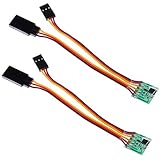 2Pack-ShareGoo Universal RC Servo Signal Reverser Rotation Inverter for JR Futaba Aircraft Airplane Steering Gear