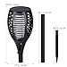 YUNLIGHTS Solar Outdoor Torch Lights, Dancing Flames Patio Torches Waterproof with 96 LED Dusk to Dawn Auto On/Off Décor for Garden Patio Deck Yard Driveway (2Pack)