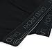 David Archy Men's 4 Pack Classic Cut Cotton Pouch Briefs(S, Black)