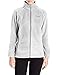 Columbia Women's Benton Springs Classic Fit Full Zip Soft Fleece Jacket, Light Grey Heather, L