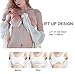 Adhesive Bra, Breast Lift Tape Reusable Push Up Nipplecovers Strapless Backless Sticky Bra Beige