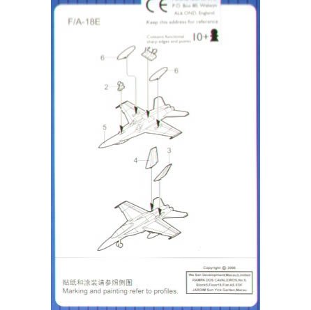Trumpeter 1/700 F/A18E Super Hornet Aircraft Set for USS Nimitz (12-Box)