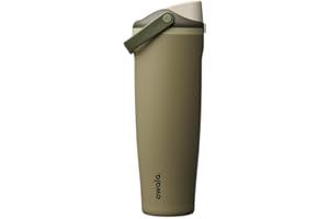 Owala FreeSip Sway Insulated Stainless Steel Water Bottle with Two-Way Spout, Built-In Straw and Bucket Handle, Made for Trav