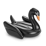 Revanak Giant Inflatable Black Swan Pool Floats 76