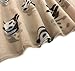 GERINLY Cute Pandas Scarfs For Women Lightweight Animal Print Shawl Wraps (Khaki)