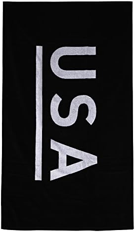 STAMPD USA Logo Beach Towel SLA-101 Black One Size