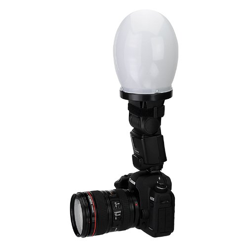 Fotodiox Flash Diffuser Dome Compatible with Large On Camera Flash Such