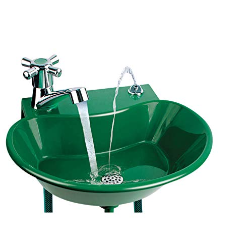 2-in-1 Outdoor Water Fountain and Faucet