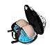 Travel Bra Organizer Lingerie Bag - For Bra Sizes D, DD, DDD - Womens Underwear Organizer Pouch For Large Cup Bras - Organize & Protect Bras When Traveling - EVA Bra Travel Case - Tosca White