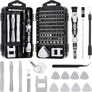 Precision Screwdriver Set, 115 in 1 Screwdriver Sets Screwdriver Bit Sets DIY Repair Tools Kit for iPhone Laptop PC Watch Glasses and Other Electronics, Mini Screwdriver Set with Case