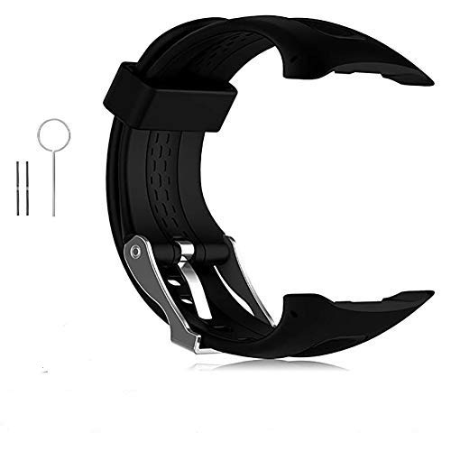 MeiLiu Replacement Wrist Band Strap Compatible for Garmin Forerunner 10/15, Silicone Soft Replacement Bracelet with Tool, Breathable and Comfortable (man)