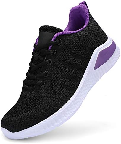 purple walking shoes