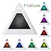 New Sky Tech Mini 7 Color Display Light Pyramid Digital Alarm Clock