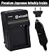 Nixxell Battery charger for Canon LP-E5 LC-E5 and Canon EOS 450D, 500D, 1000D, Kiss F, Kiss X2, Kiss X3, Rebel XS, Rebel XSi, Rebel T1i (Fully Decoded)