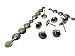 decotacks® Silver Upholstery Nailhead Trim, Silver Upholstery Nails/Tack, in Short (4in Long) Strips 7/16in (11mm) Head Diameter, Covers 6 Meters (6,6 Yards) [Nickel/Silver Finish] DX0511NI-S6M