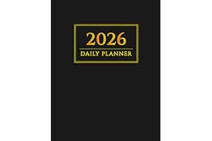 2026 Daily Planner One Page Per Day: Daily diary 2026 for 365 days | Large 8.5 x 11 Inches | 12 months from Jan 1, 2026 to De