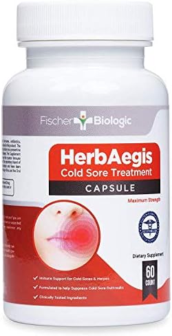 Doctor Formulated Cold Sore Compound - Immune Support & Probiotics Super Blend - Clinically Studied Daily Supplement to Help Prevent Fever Blisters (Cold Sores - Oral Herpes). (3)