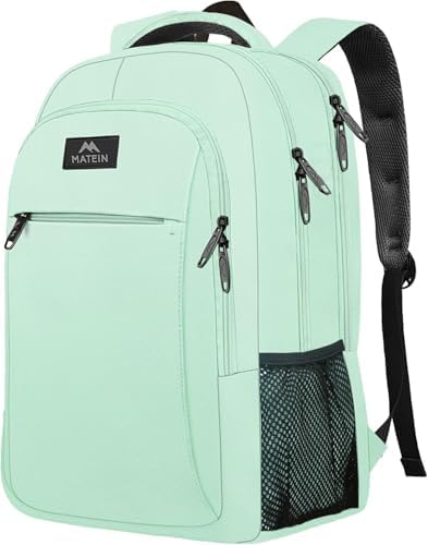 Amazon.com | Mint Green Backpack for Boy Girl Bookbag School  display picture 3
