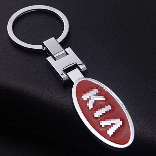 PSL Red Metal Car Keyring Automotive Gift Merchandise compatible with KIA cars