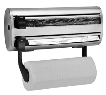 Küchenrollenhalter mit 3in1 Funktion Edelstahl Wandrollenhalter ...