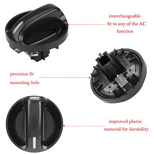 AC Climate Control Knob - AC Heater Control Knob for Toyota Tundra Fits 2000 2001 2002 2003 2004 2005 2006 - Air Conditioner Replacement Switch 55905-0C010 559050C010