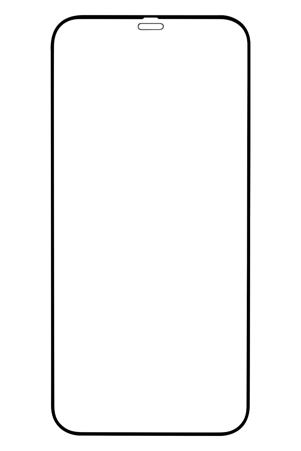 iFace iPhone 12/12 Pro 専用 ガラスフィルム ラウンドエッジ 画面保護シート アンチグレアの商品画像