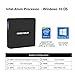 Mini PC, Intel Atom x5-Z8350 Processor 4GB LPDDR3/64GB eMMC Fanless Mini Desktop Computer Windows 10 Support, HDMI & VGA Output, HD Graphics, 2.4G+5G WiFi/1000Mbps LAN, BT 4.2, Auto Power Onthumb 1