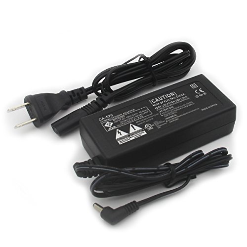 CA-570 Adapter Charger for Canon ZR60 ZR65MC ZR70MC ZR80 FVM1 FVM10 FVM20 FVM30 FVM100 FVM200 FVM300 FV300 FV400 FV40 FV50 FS20 FS21 FS22 FS200 FS30 FS31 FS36 FS37 FS300 FS306 FS40 FS400