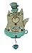 Allen Designs Teacat Pendulum Wall Clock