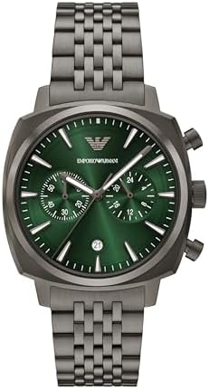 Amazon.com: Emporio Armani Men's Chronograph Stainless Steel Watch
