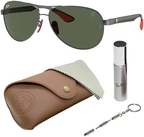 Amazon.com: Ray-Ban RB3445 Rectangle Shape Polarized Sunglasses