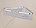 Hane HANEBATH Stainless Steel Single Tier Corner Shower Caddy Wall Mount Storage, Polished Chrome