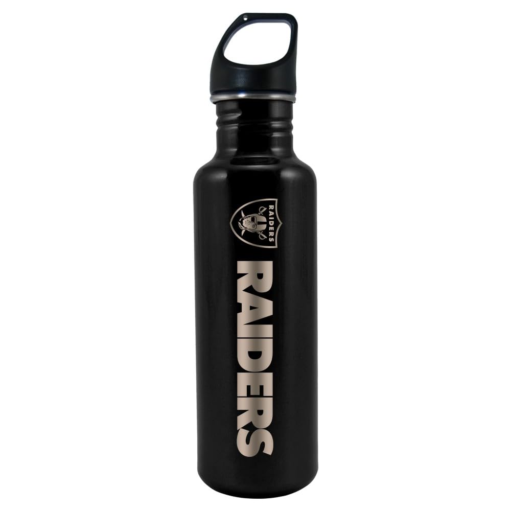 Las Vegas Raiders NFL Water Bottle Thermal Mug Water Bottle Stainless Steel Laser Engraved 750 ml